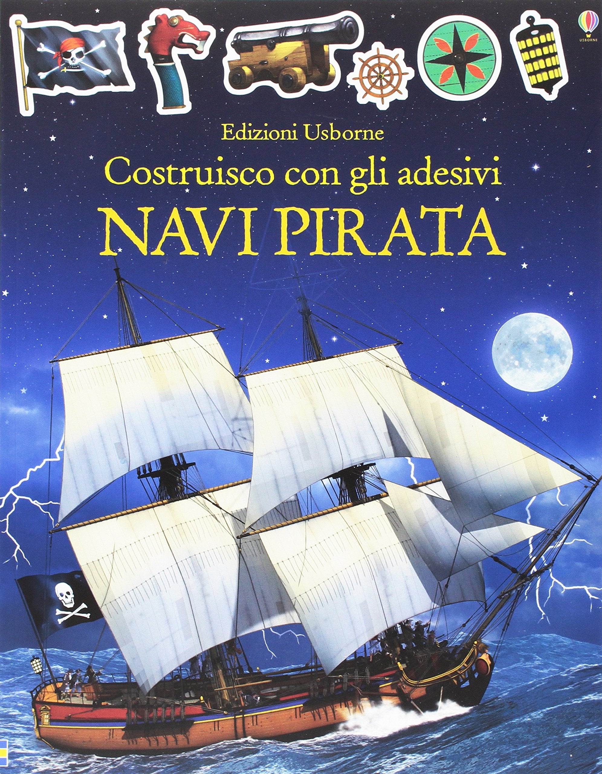 Vascelli pirata. Costruisco con gli adesivi. Ediz. illustrata book
