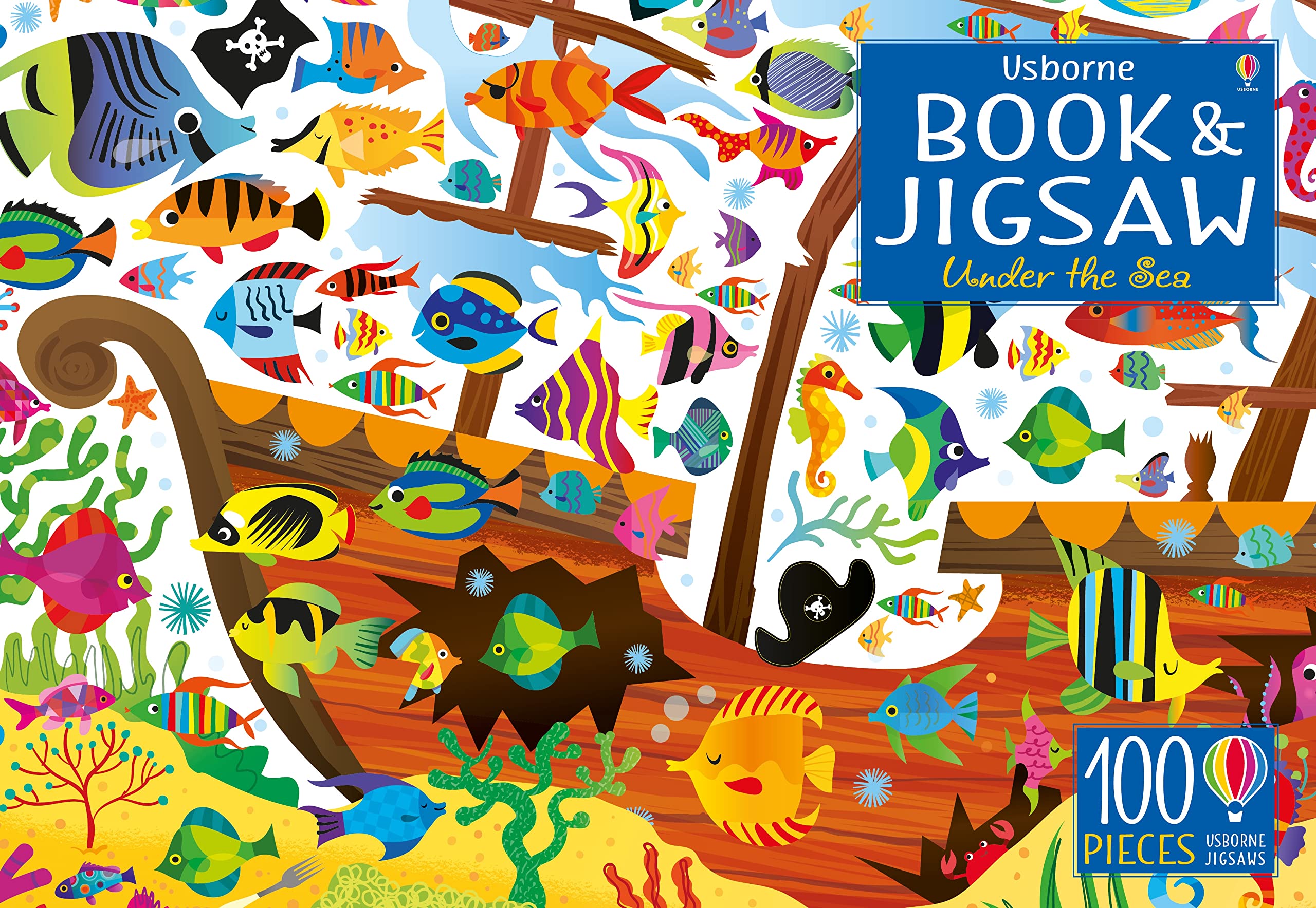 Usborne Jigsaw with a Book: Under the Sea (Jigsaws): 1 (Usborne Book and Jigsaw) Tiptoi & Games