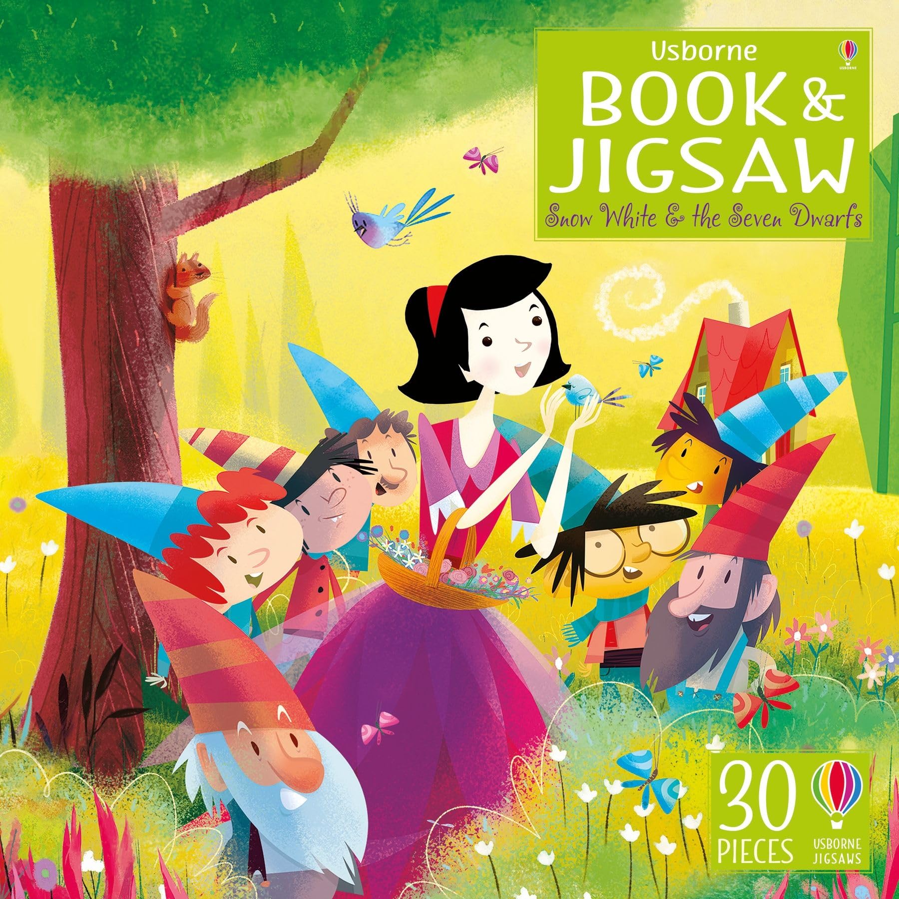 An Usborne Jigsaw with a picture book Snow White and the Seven Dwarfs (Usborne Jigsaws): Snow White & the Seven Dwarfs (Usborne Book and Jigsaw) book