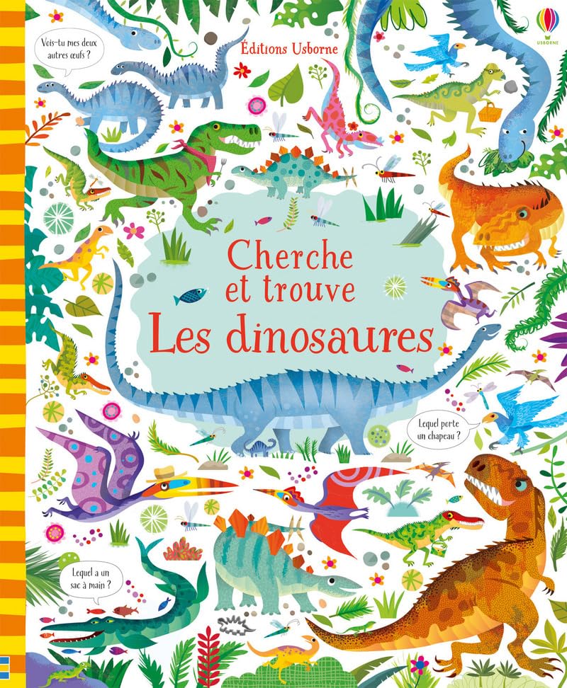 Cherche et trouve Les dinosaures book
