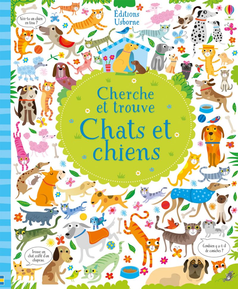 Chats et chiens - Cherche et trouve book