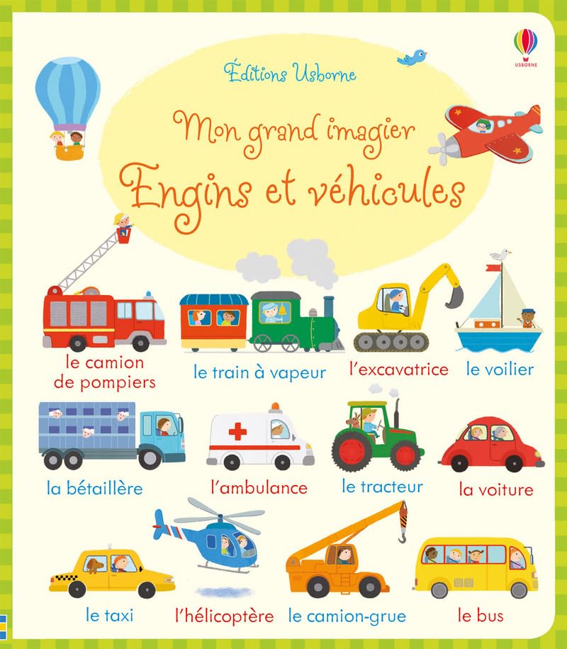Mon grand imagier Engins et véhicules Non-fiction