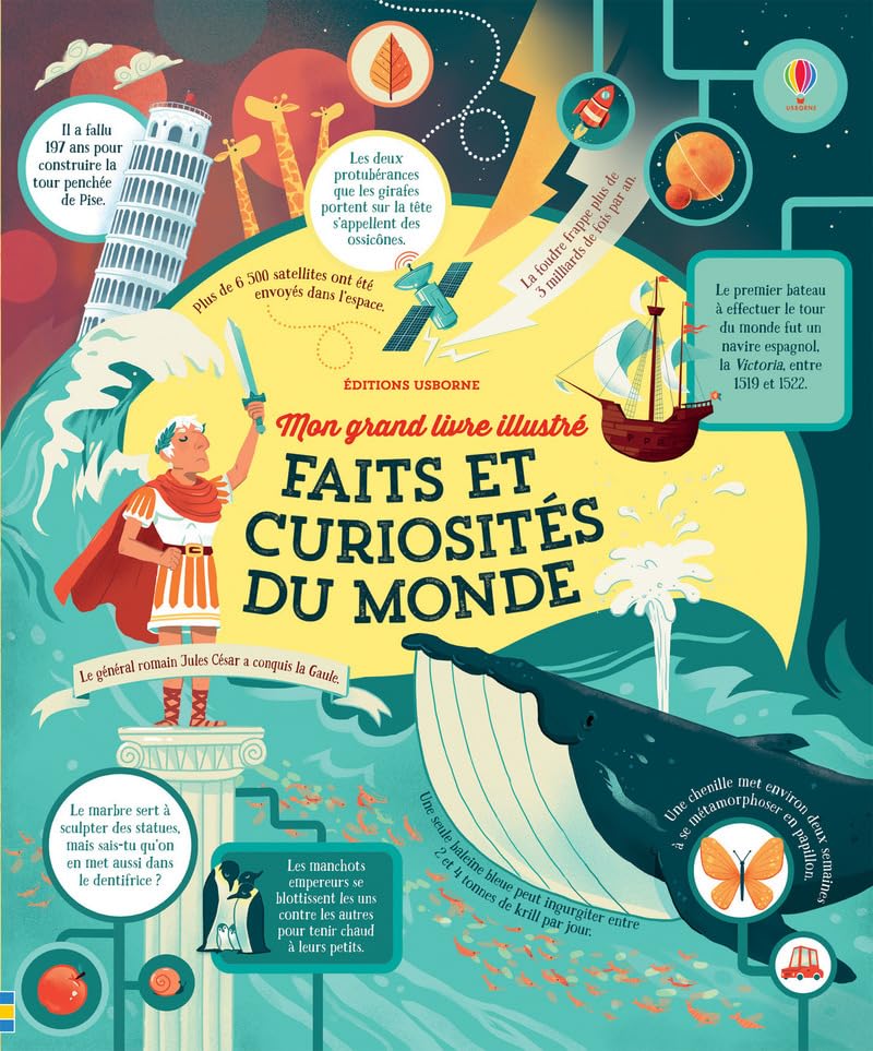 Faits et curiosités du monde - Mon grand livre illustré Non-fiction