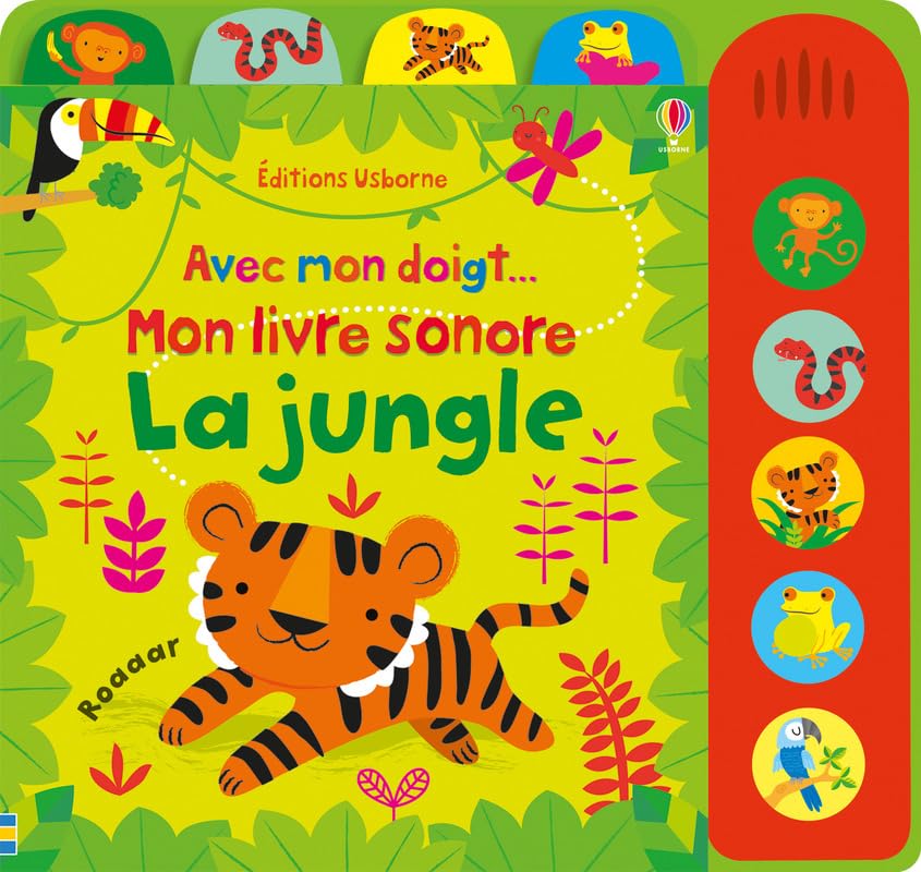 Avec mon doigt... Mon livre sonore - La jungle book