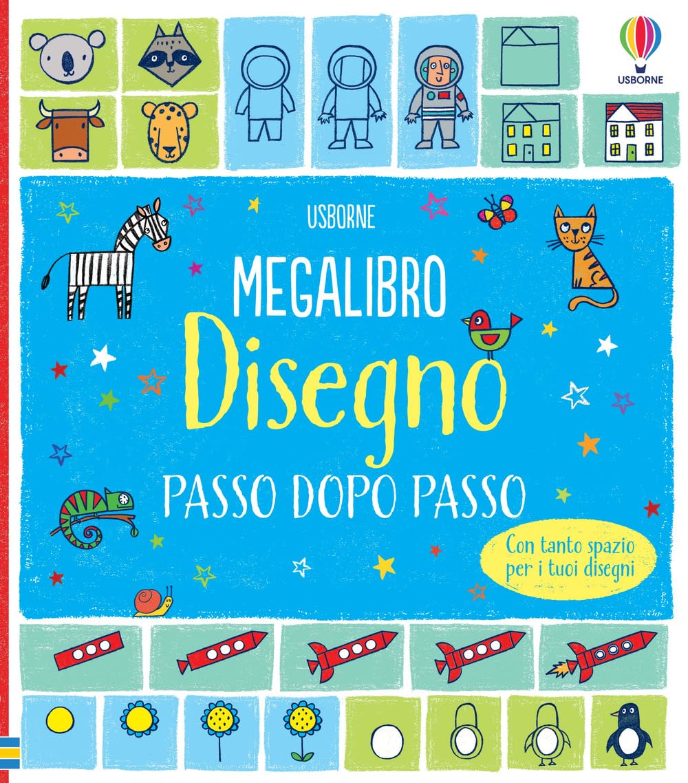 Megalibro. Disegno passo dopo passo. Ediz. illustrata book