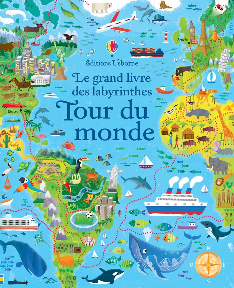 Le grand livre des labyrinthes - Tour du monde Tiptoi & Games