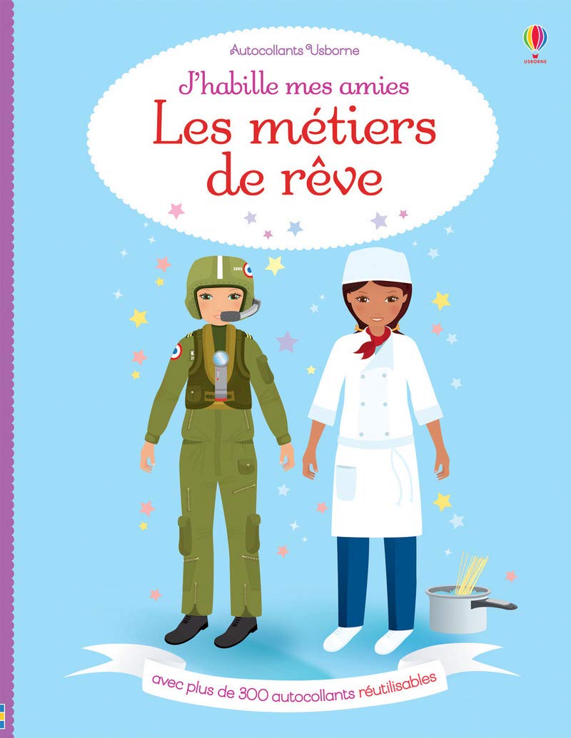 J'habille mes amies - Les métiers de rêve - Autocollants Usborne Hobbies & Crafts
