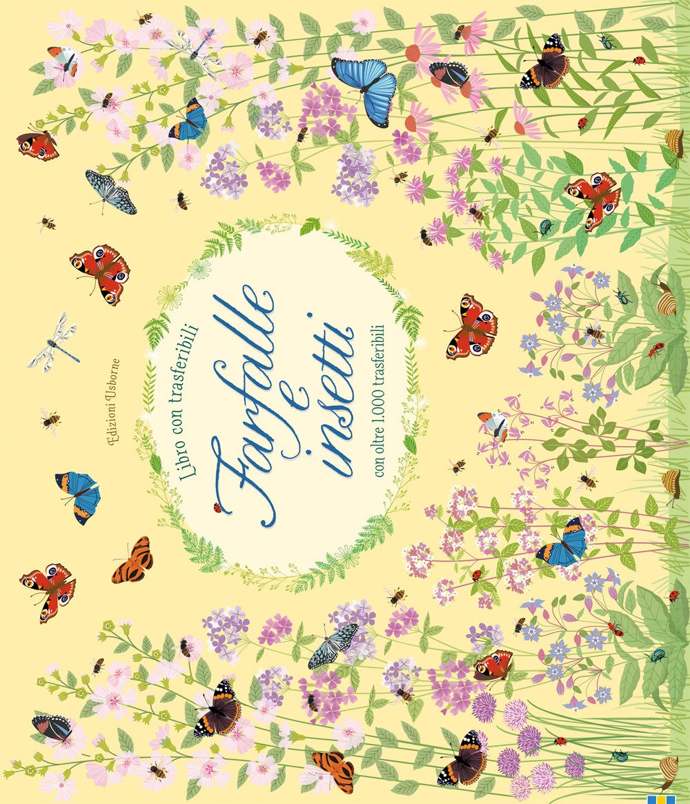 Insetti e farfalle. Libri con trasferibili. Ediz. illustrata book