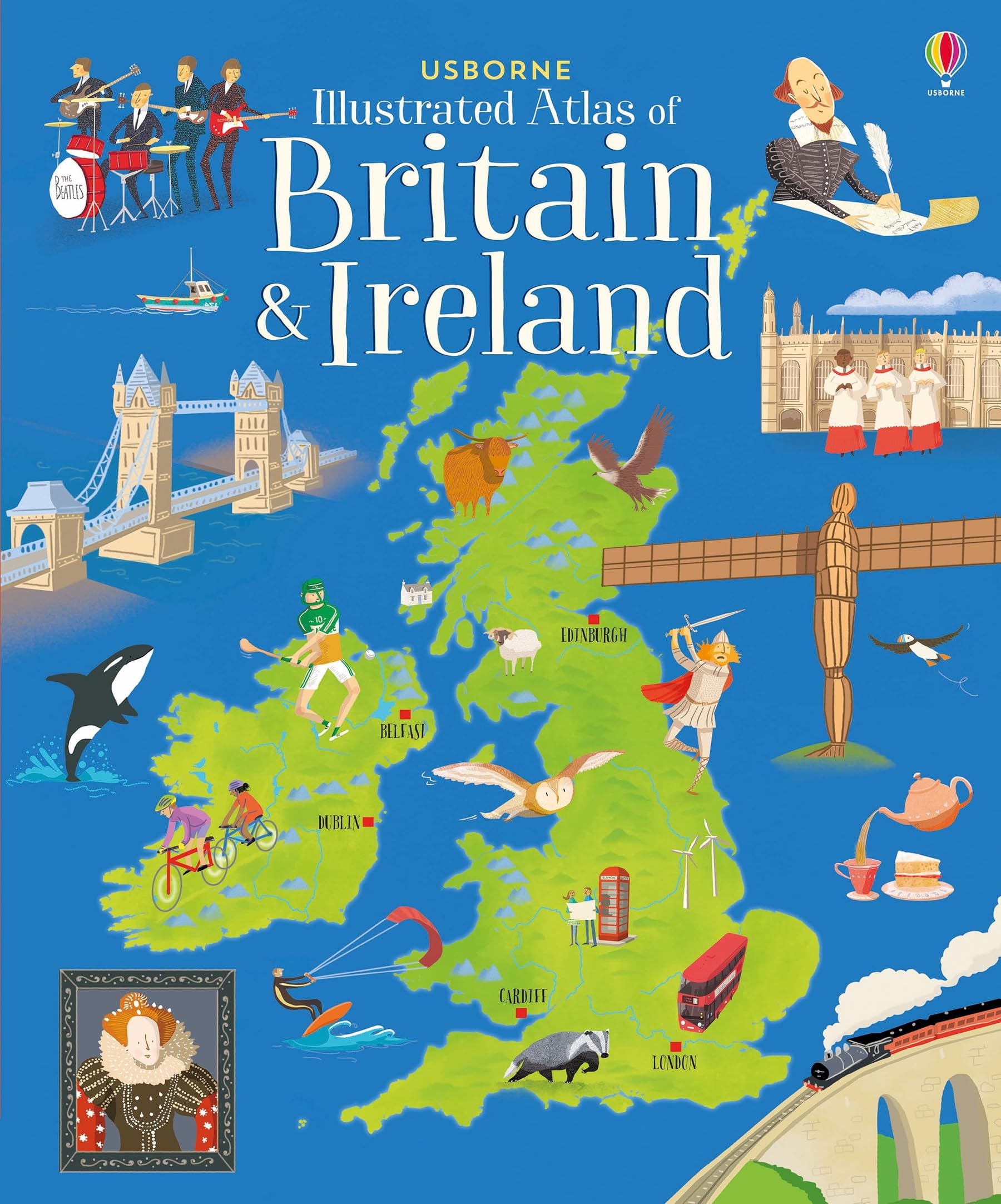 Usborne Illustrated Atlas of Britain and Ireland Non-fiction