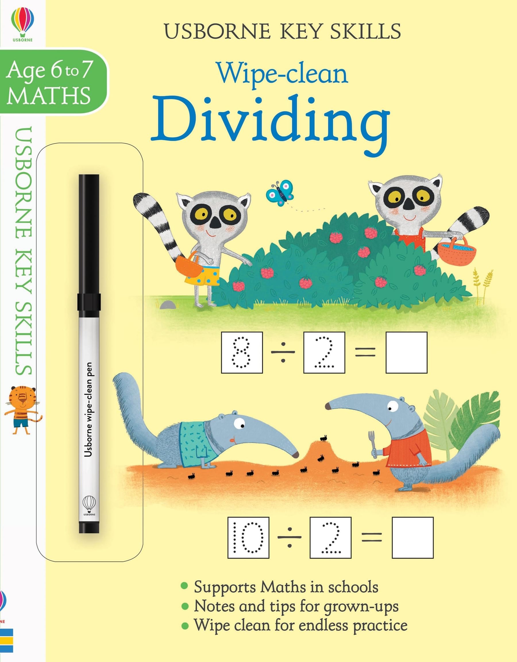 Wipe-clean Dividing 6-7 (Key Skills): 1 book