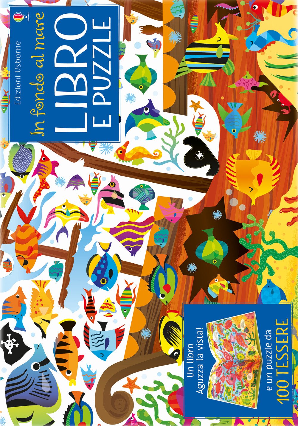 In fondo al mare. Ediz. a colori. Con puzzle book