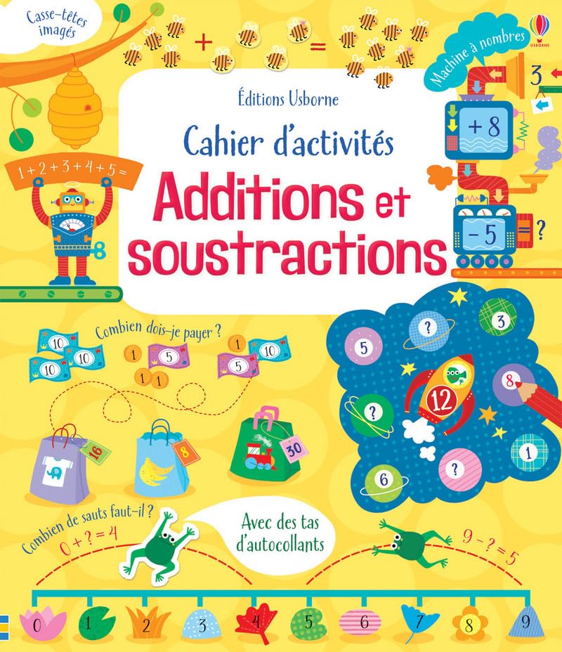Cahier d'activités - Additions et soustractions book