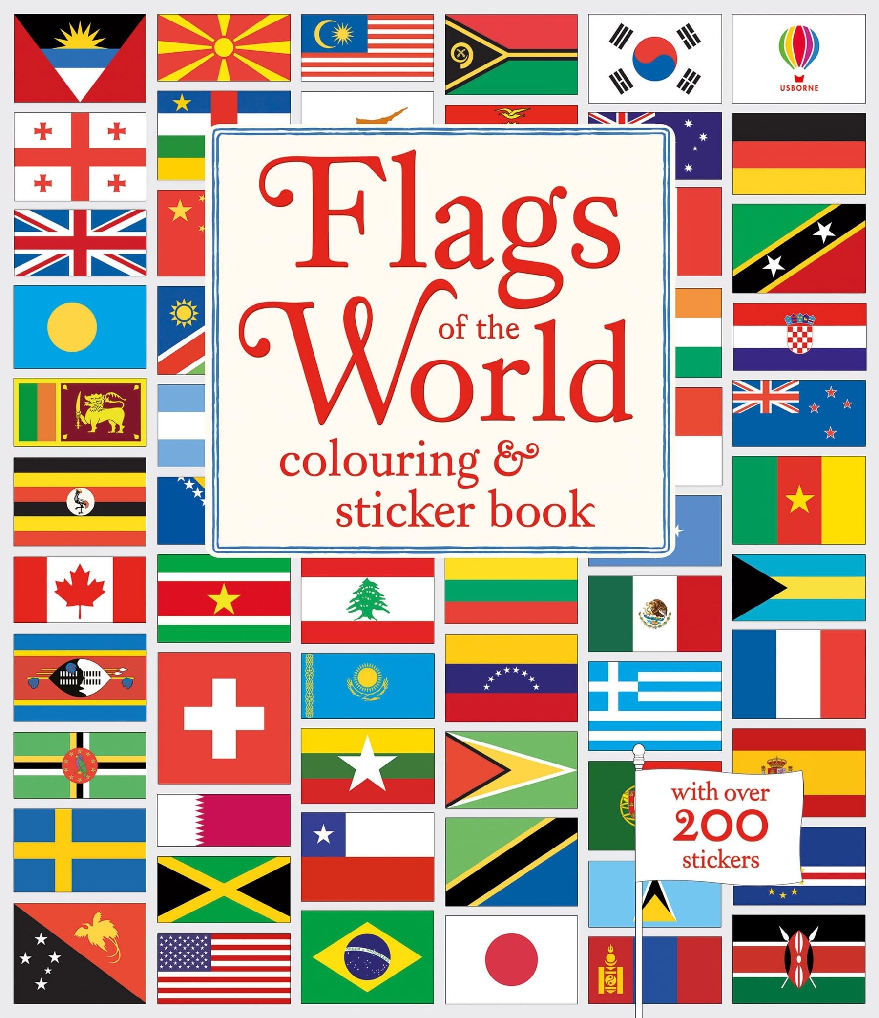 Meredith, S: Flags of the World Colouring & Sticker Book Non-fiction