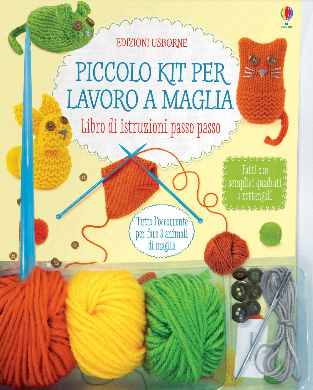 Piccolo kit per lavoro a maglia Non-fiction