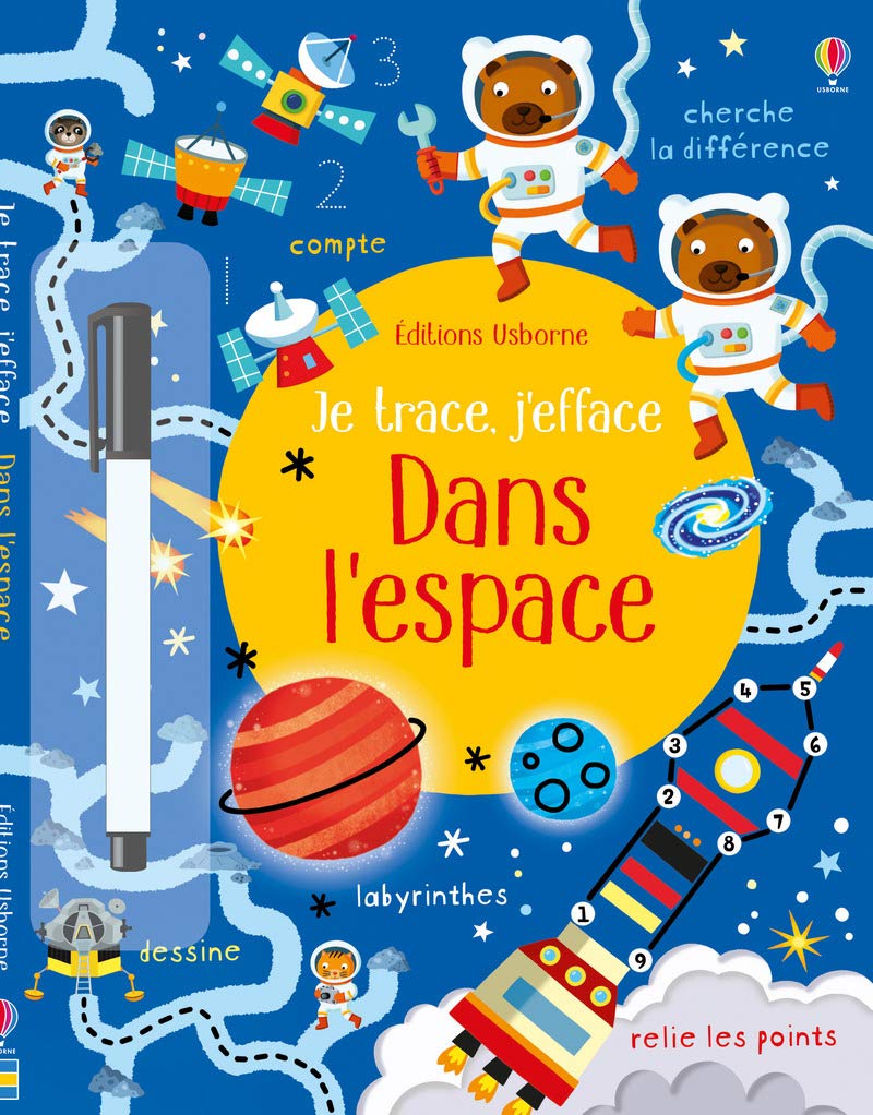 Je trace, j'efface - Dans l'espace book