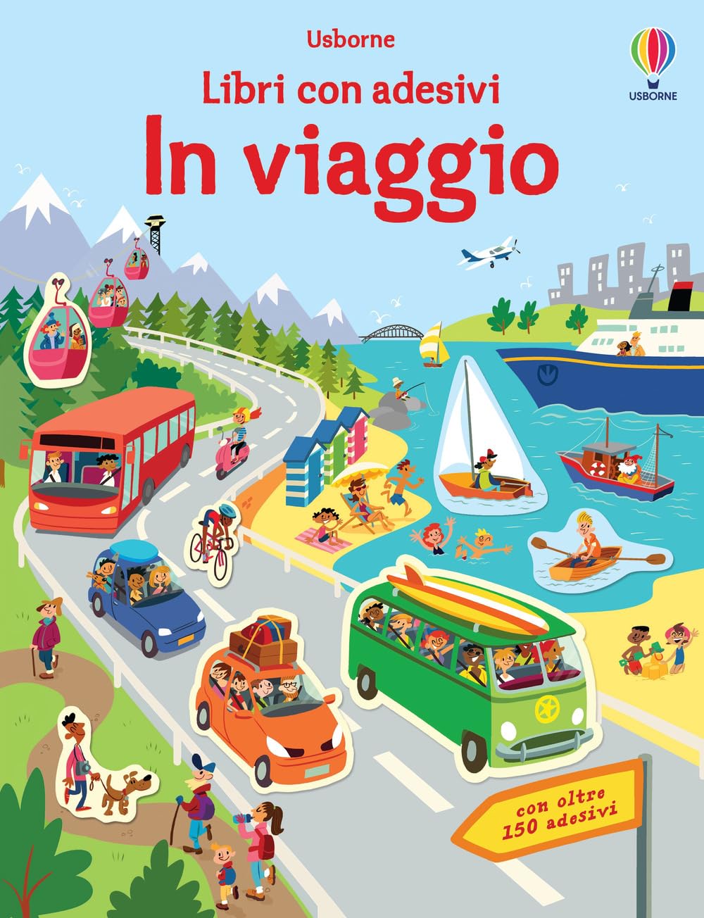 In viaggio. Con adesivi. Ediz. a colori book