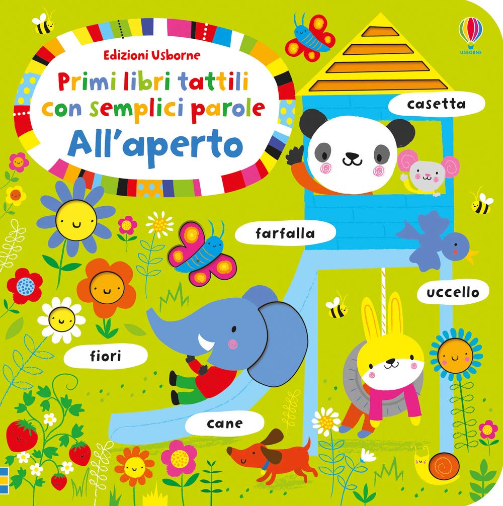 All'aperto. Primi libri tattili con semplici parole. Ediz. a colori book