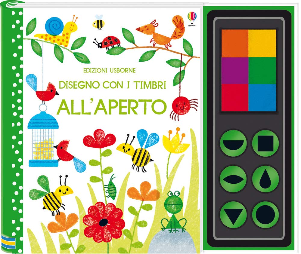 All'aperto. Disegno con i timbri. Ediz. a colori. Con gadget book