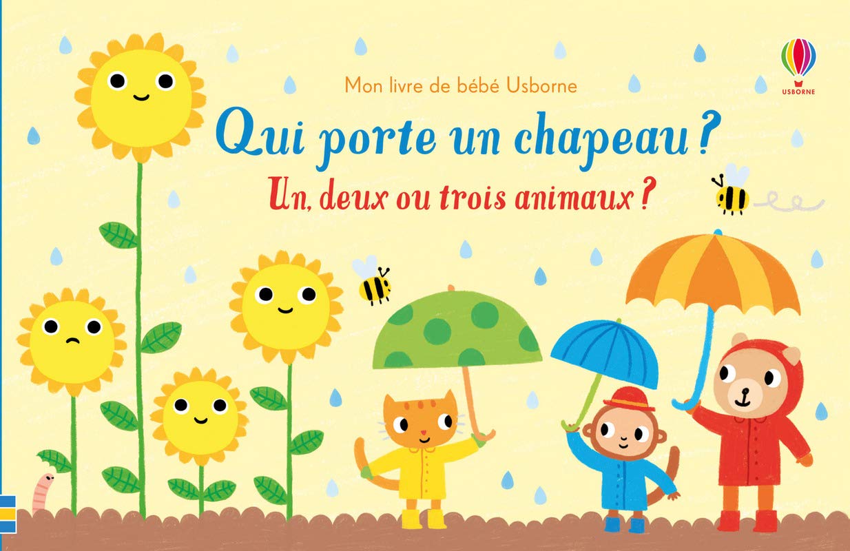 Qui porte un chapeau ? - Mon livre de bébé Usborne book