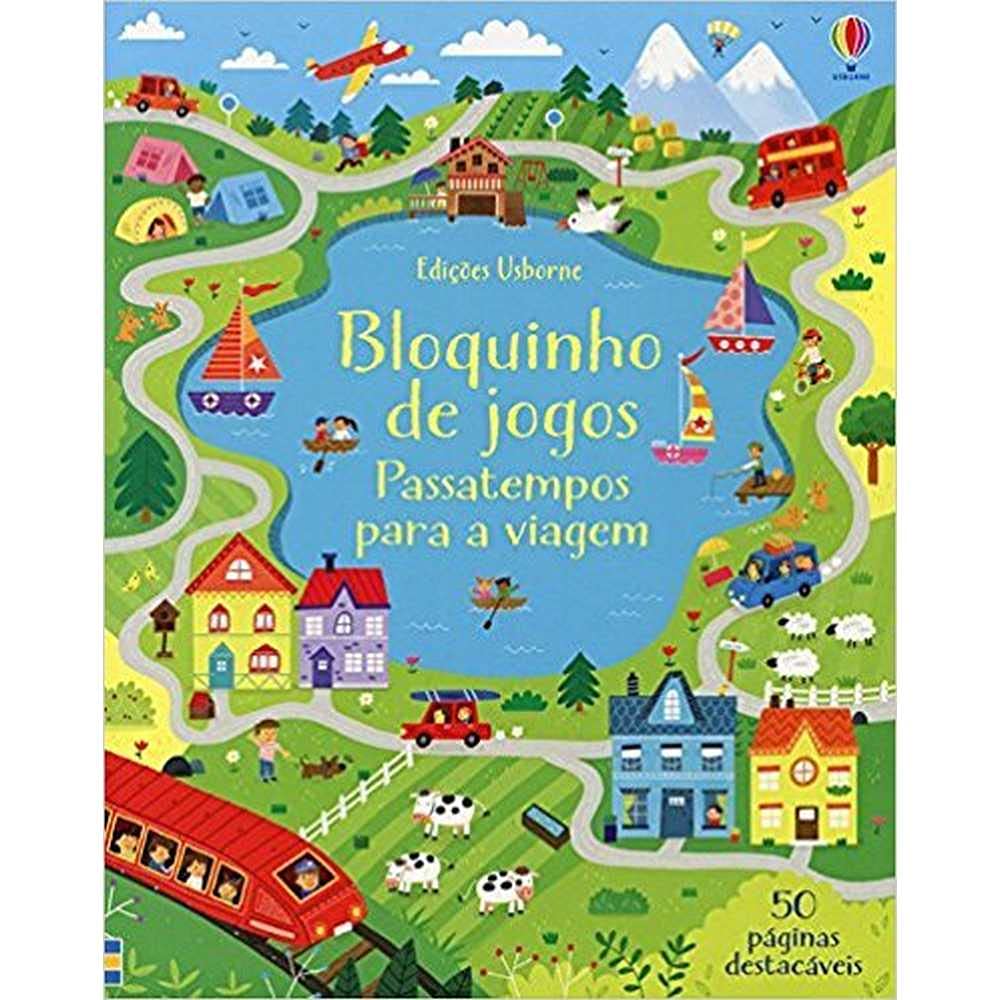 Passatempos Para a Viagem - Bloquinho de jogos (Em Portugues do Brasil) Books