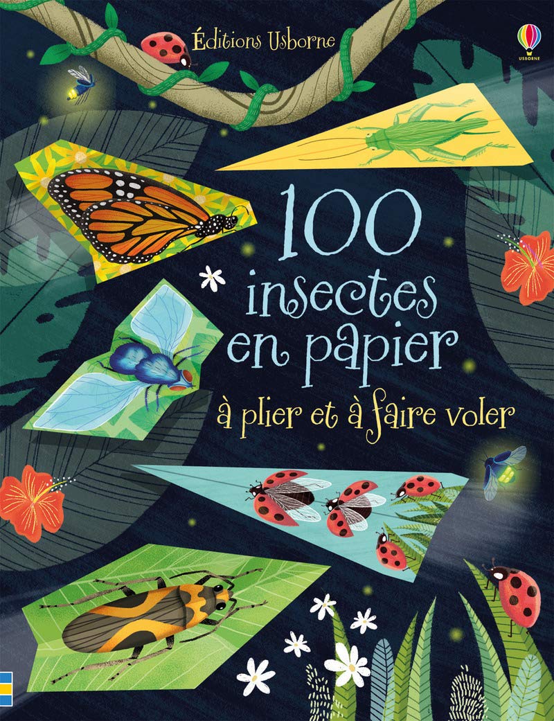 100 insectes en papier à plier et à faire voler Non-fiction