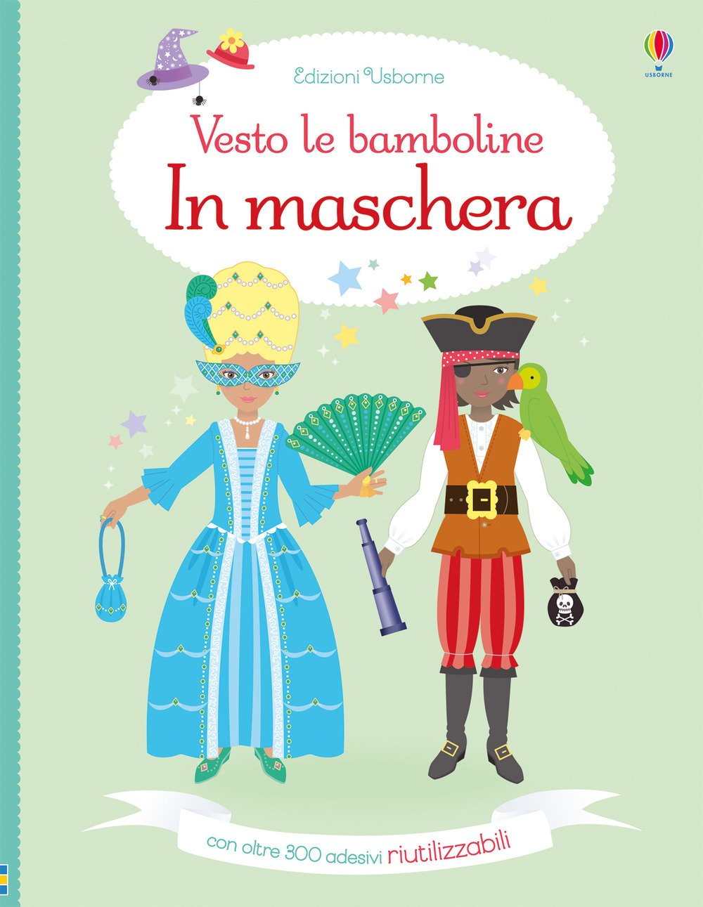 In maschera. Con adesivi. Ediz. a colori book