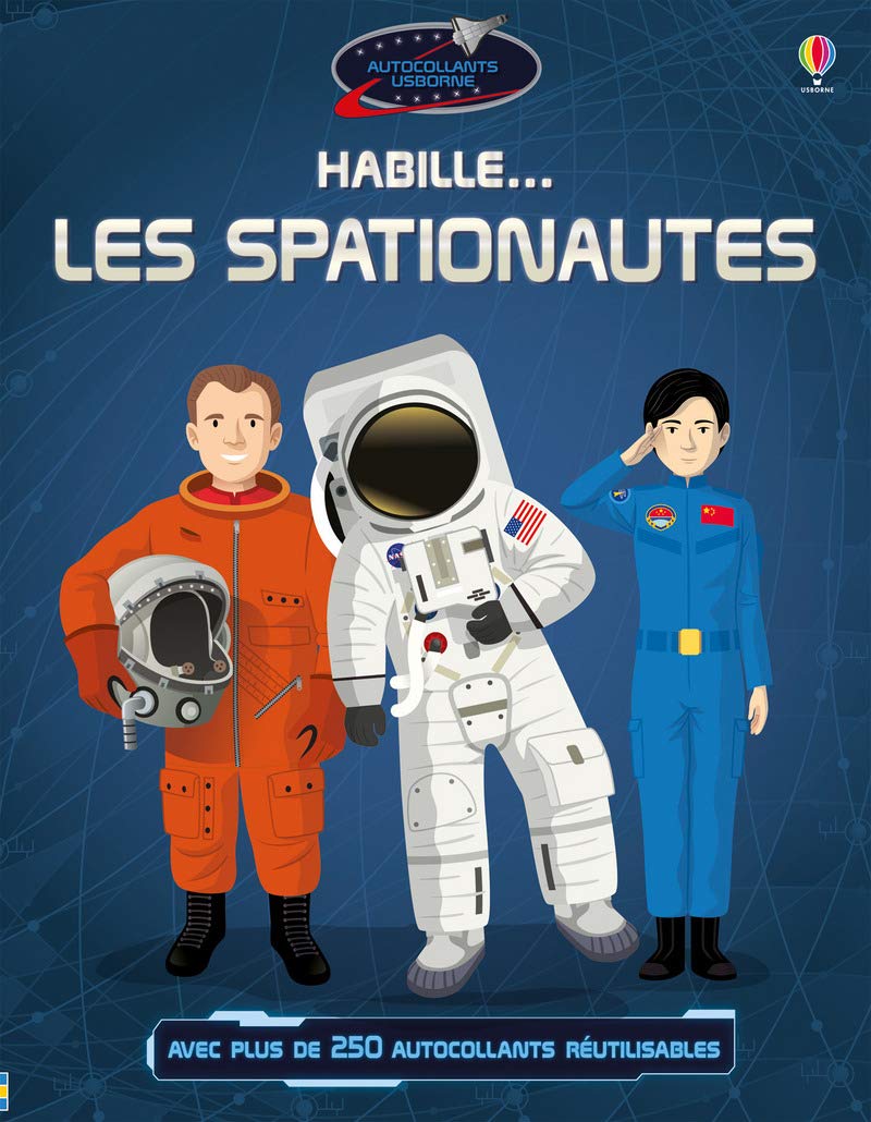 Habille... Les spationautes: Autocollants Usborne Hobbies & Crafts