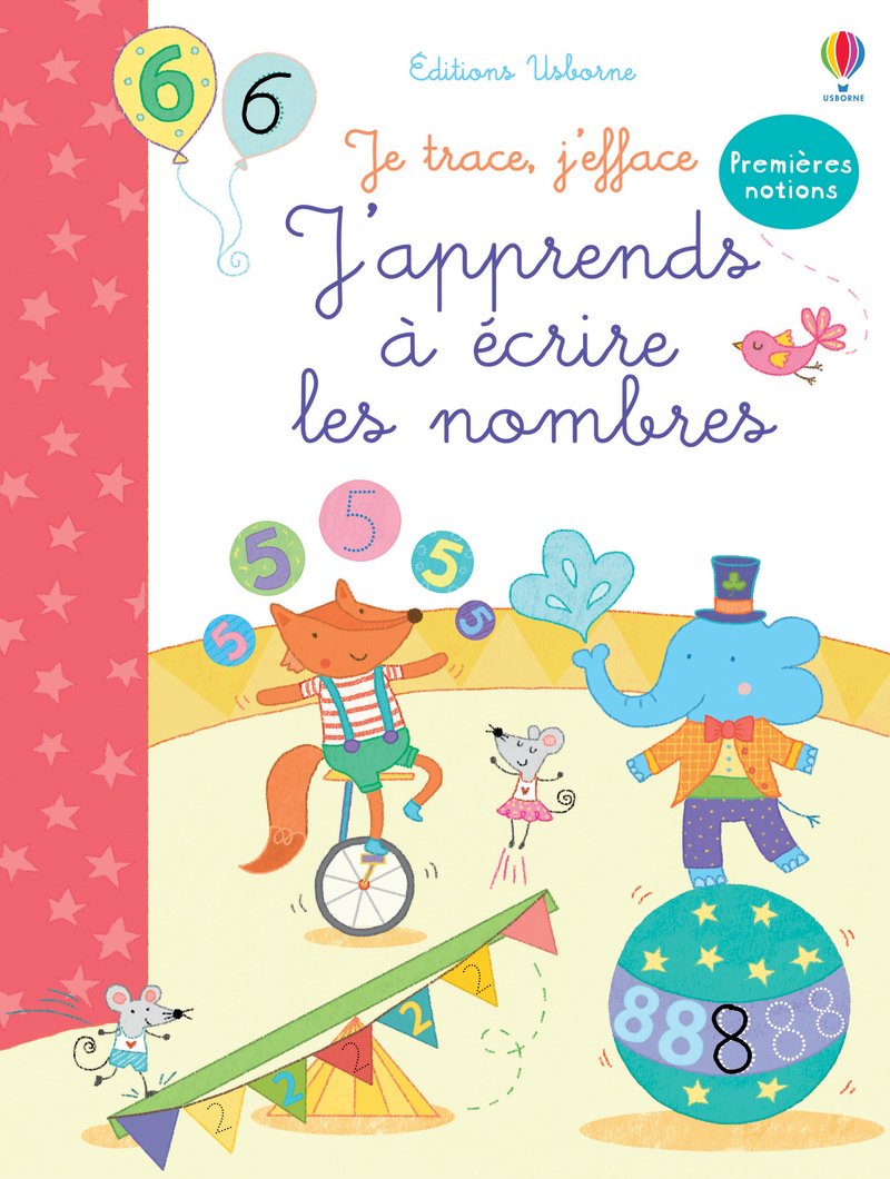 Je trace, j'efface - J'apprends à écrire les nombres - Premières notions book