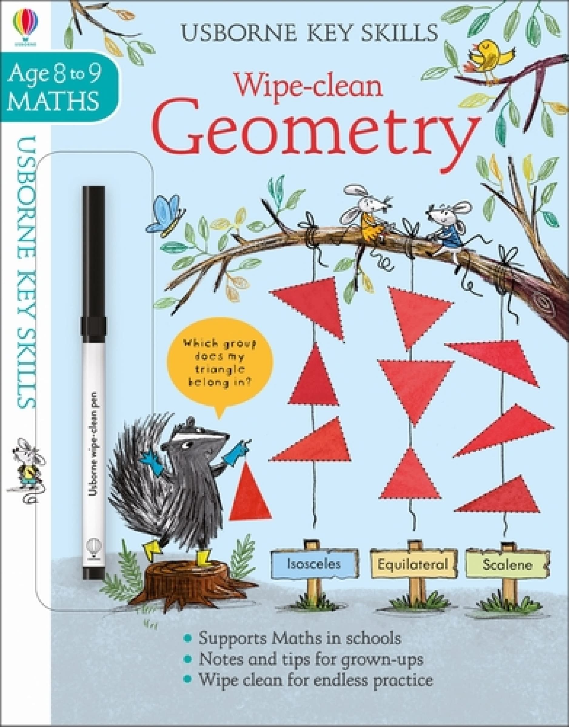 Wipe-Clean Geometry 8-9 (Wipe-Clean Key Skills): 1 Foreign Languages ​​& Dictionaries