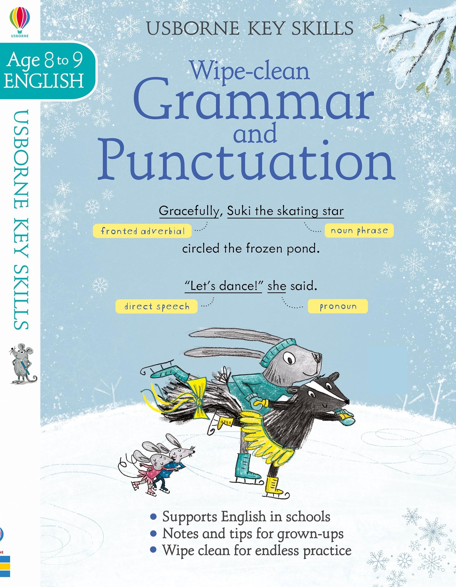 Wipe-Clean Grammar & Punctuation 8-9 (Wipe-Clean Key Skills): 1 Tiptoi & Games