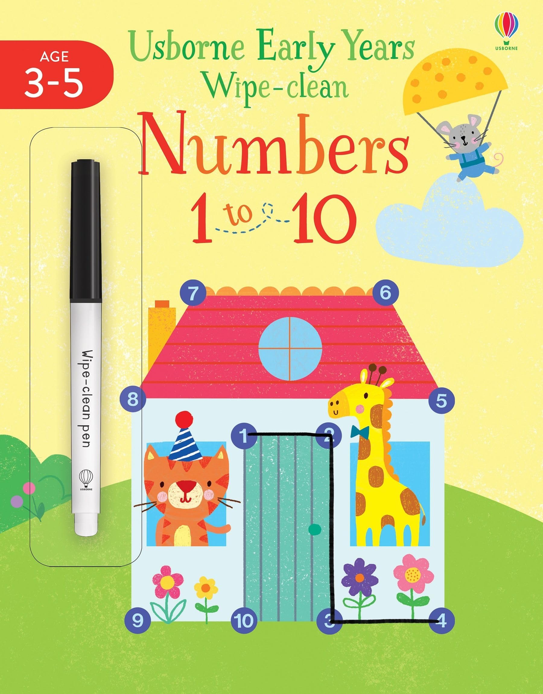 Numbers 1 to 10 (Usborne Early Years Wipe-Clean) book