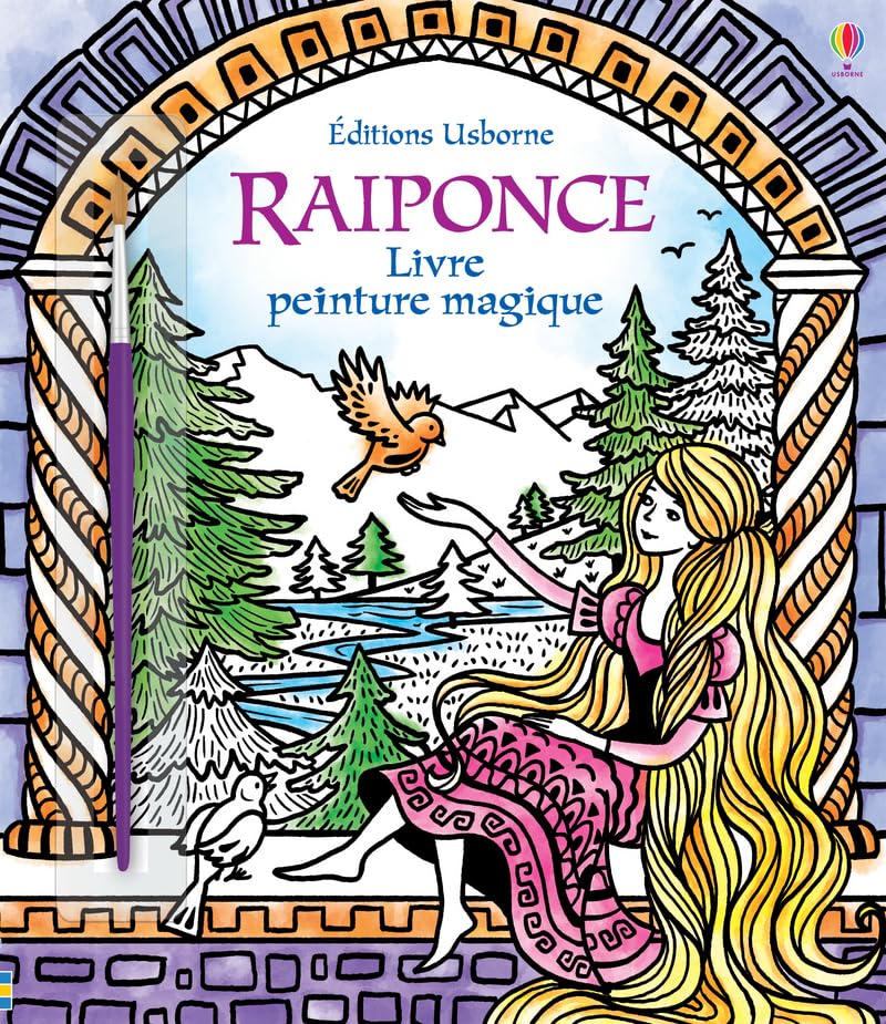 Raiponce - Livre peinture magique book