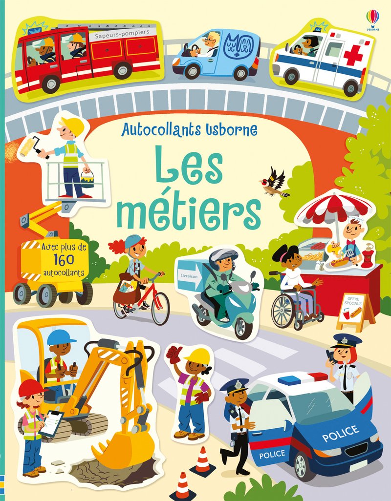 Les métiers - Premiers autocollants book