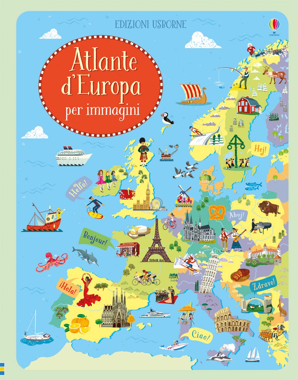 Atlante d'Europa per immagini. Ediz. a colori book
