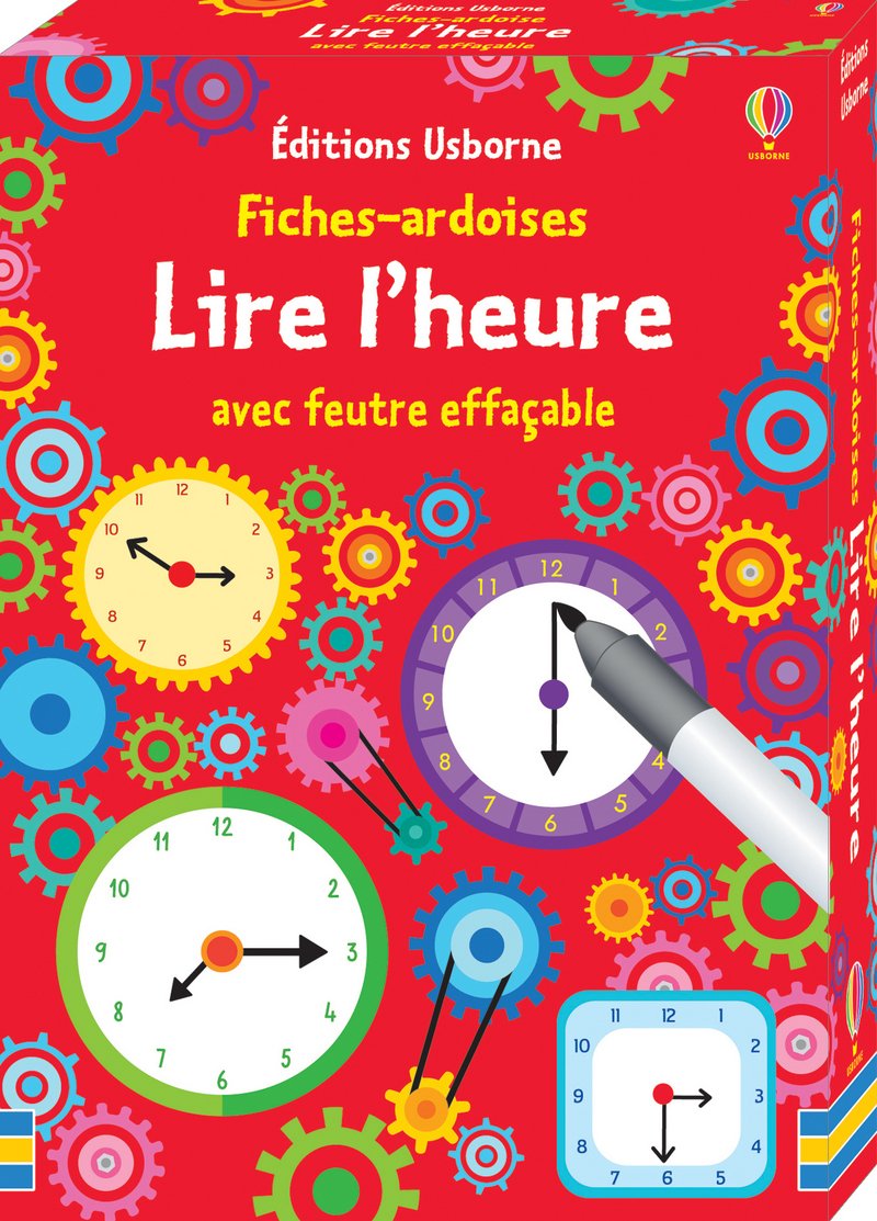 Fiches-ardoises - Lire l'heure: Avec feutre effaçable Tiptoi & Games
