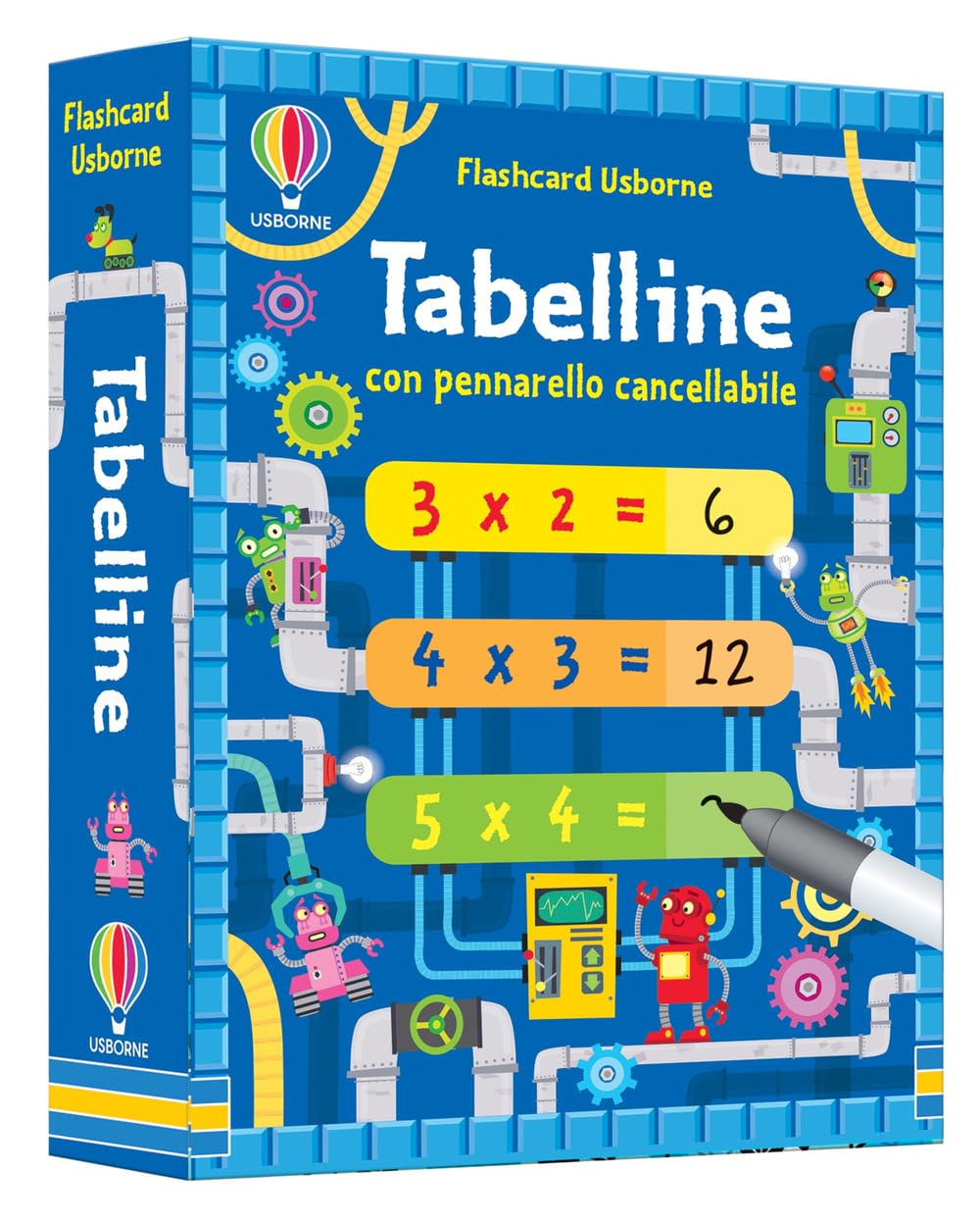 Tabelline. Flashcard. Con pennarello cancellabile book