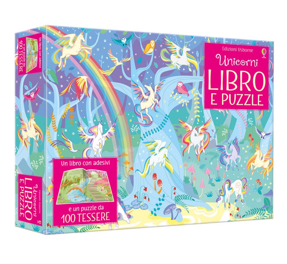 Unicorni. Con adesivi. Ediz. a colori. Con puzzle book