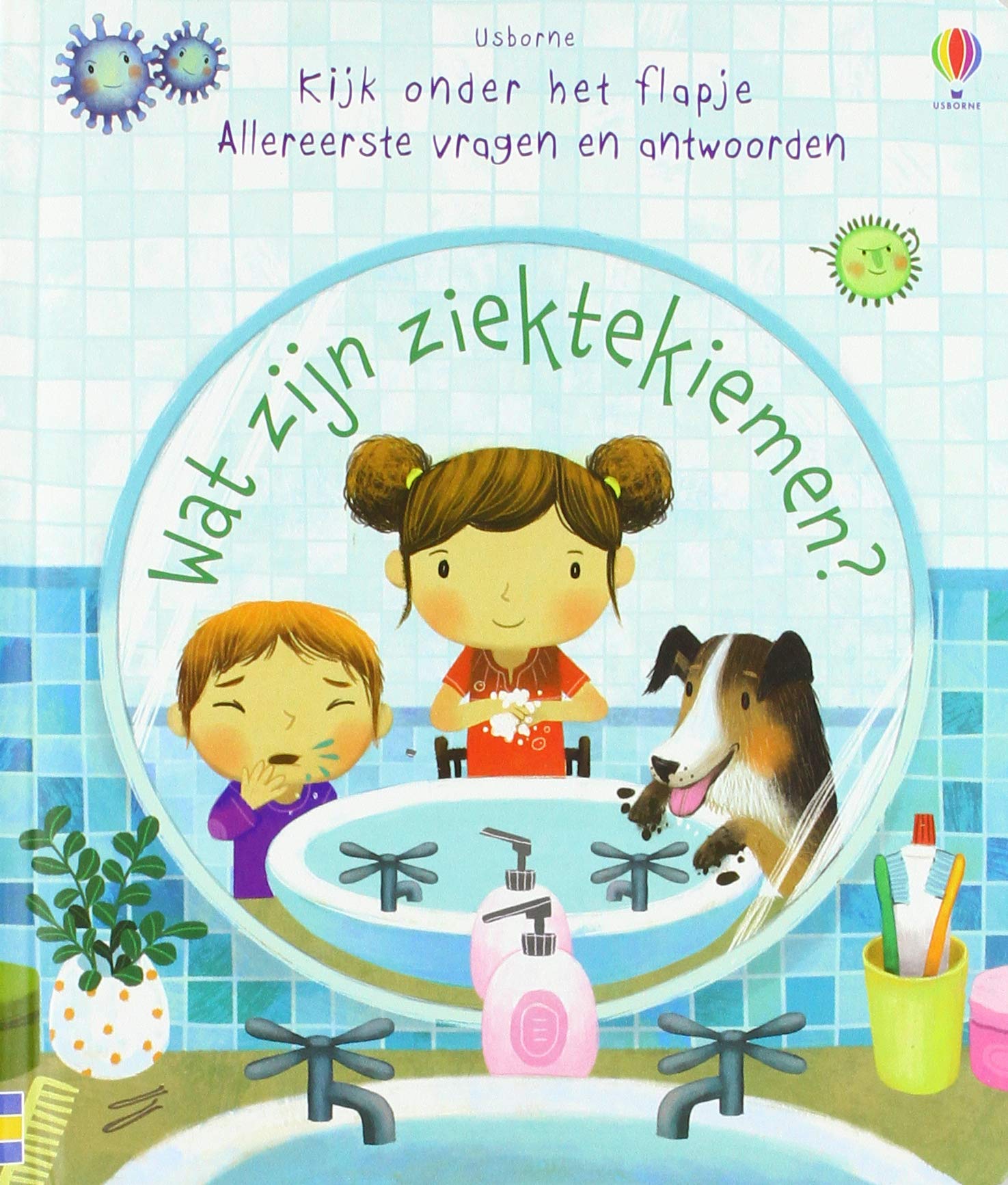 Wat zijn ziektekiemen?: Kijk onder het flapje book