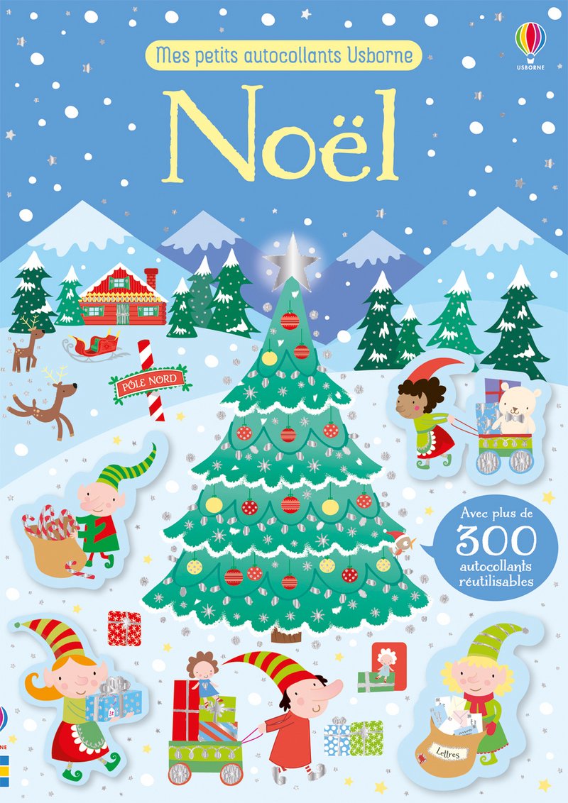Noël - Mes petits autocollants Usborne - Dès 3 ans: Avec plus de 300 autocollants réutilisables Hobbies & Crafts