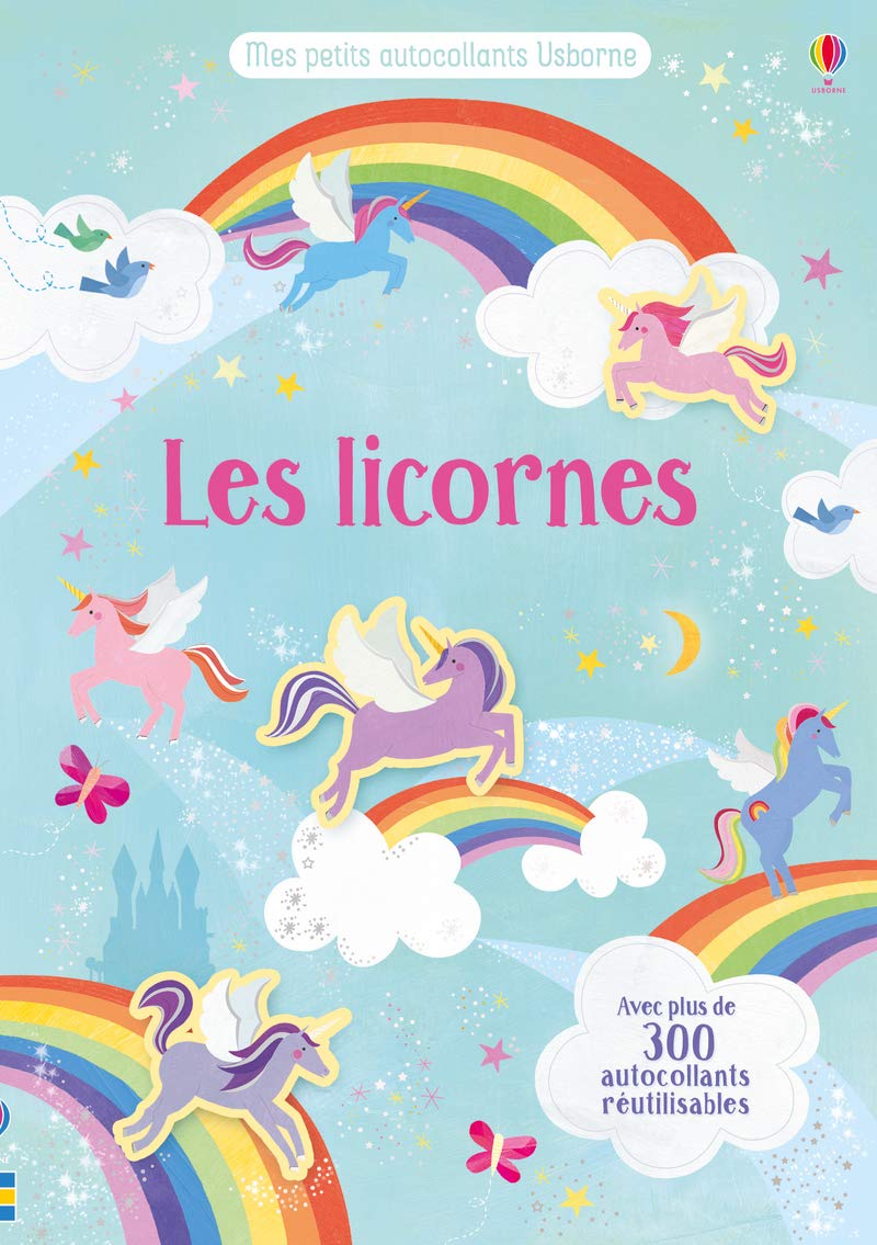 Les licornes - Mes petits autocollants Usborne book