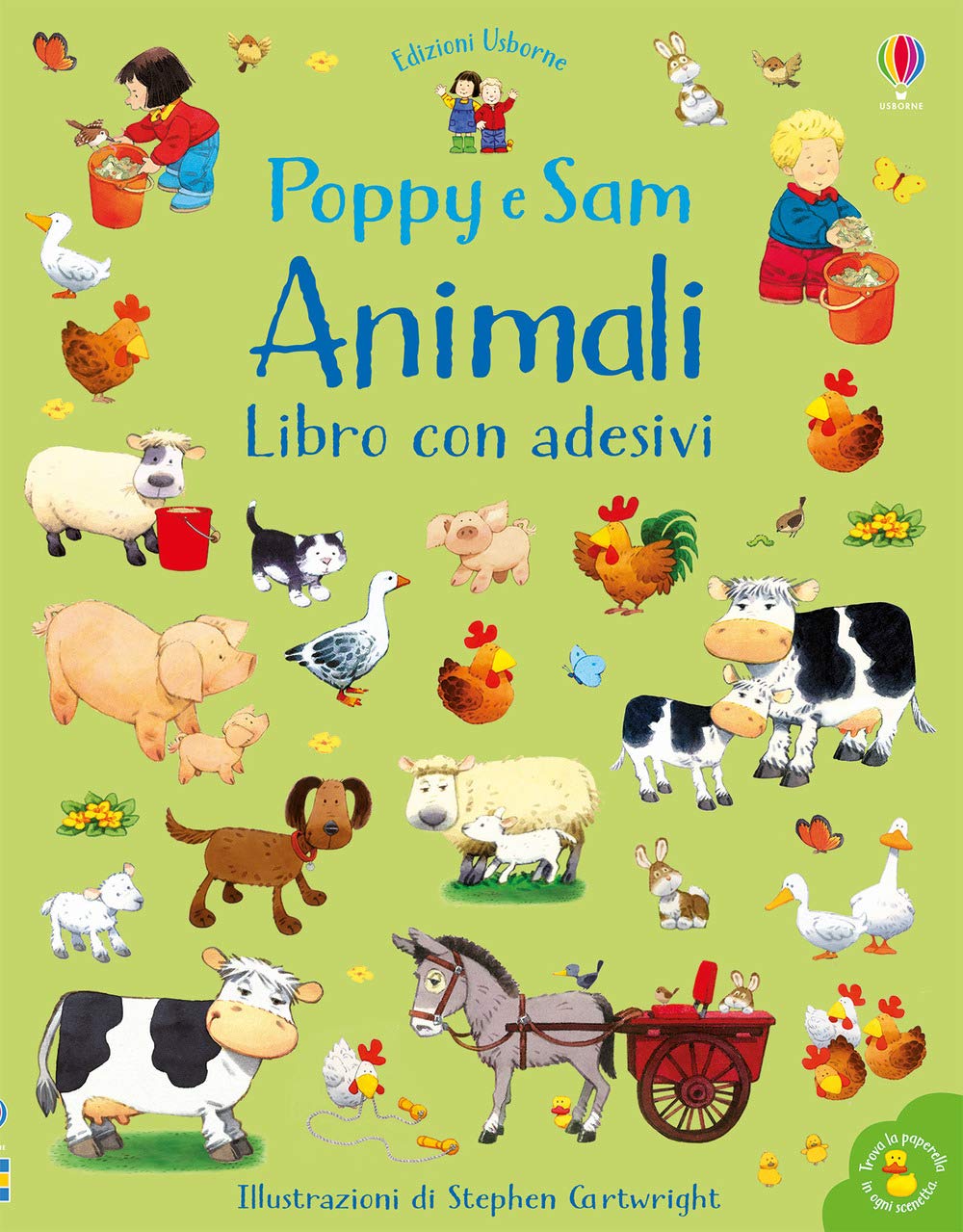 Animali. Poppy e Sam. Con adesivi. Ediz. a colori book