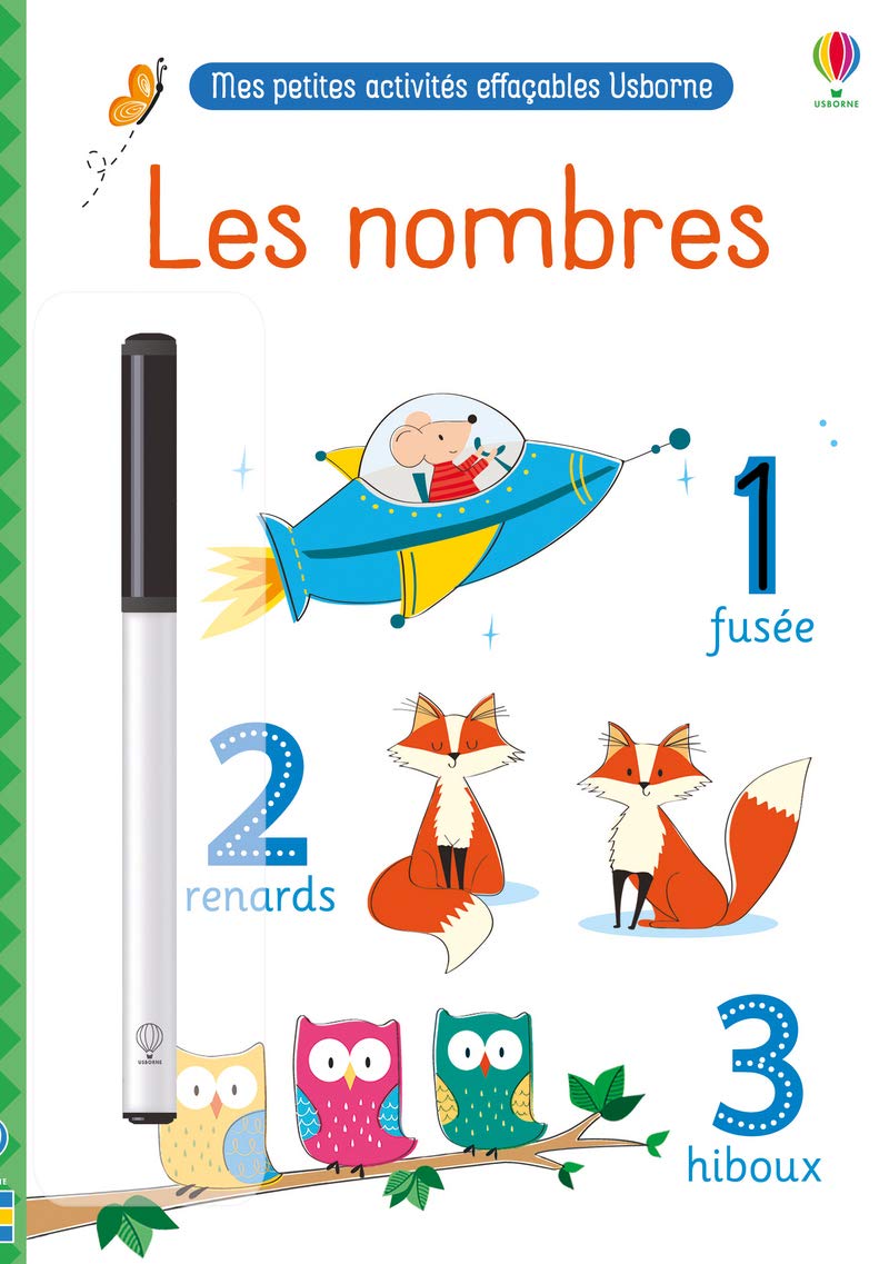 Les nombres - Mes petites activités effaçables Usborne Hobbies & Crafts