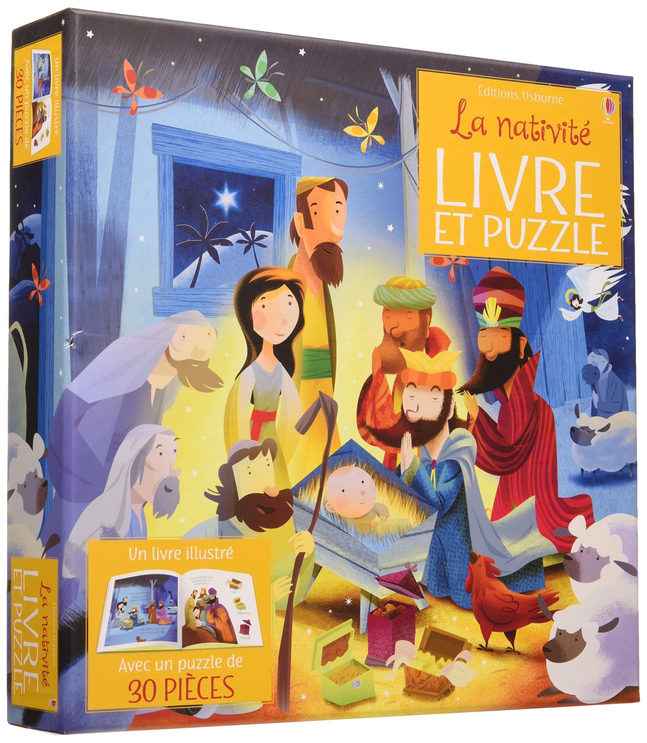 Coffret La Nativité (Livre et puzzle): Livre et puzzle de 30 pièces Leisure & Fun