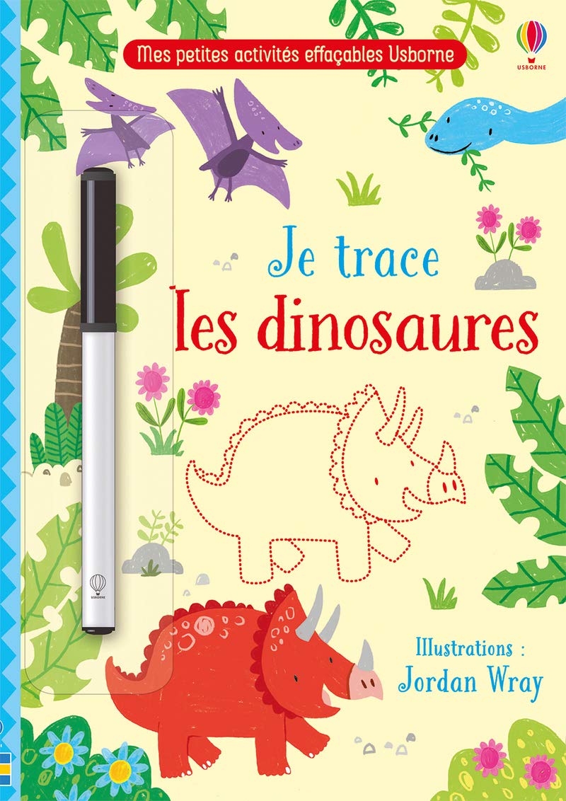 Je trace les dinosaures - Mes petites activités effaçables Usborne Hobbies & Crafts
