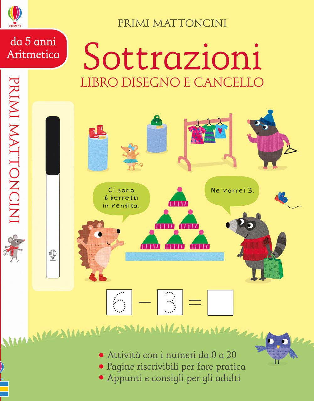 Sottrazioni. Libro disegno e cancello. Primi mattoncini. Ediz. a colori. Con gadget book