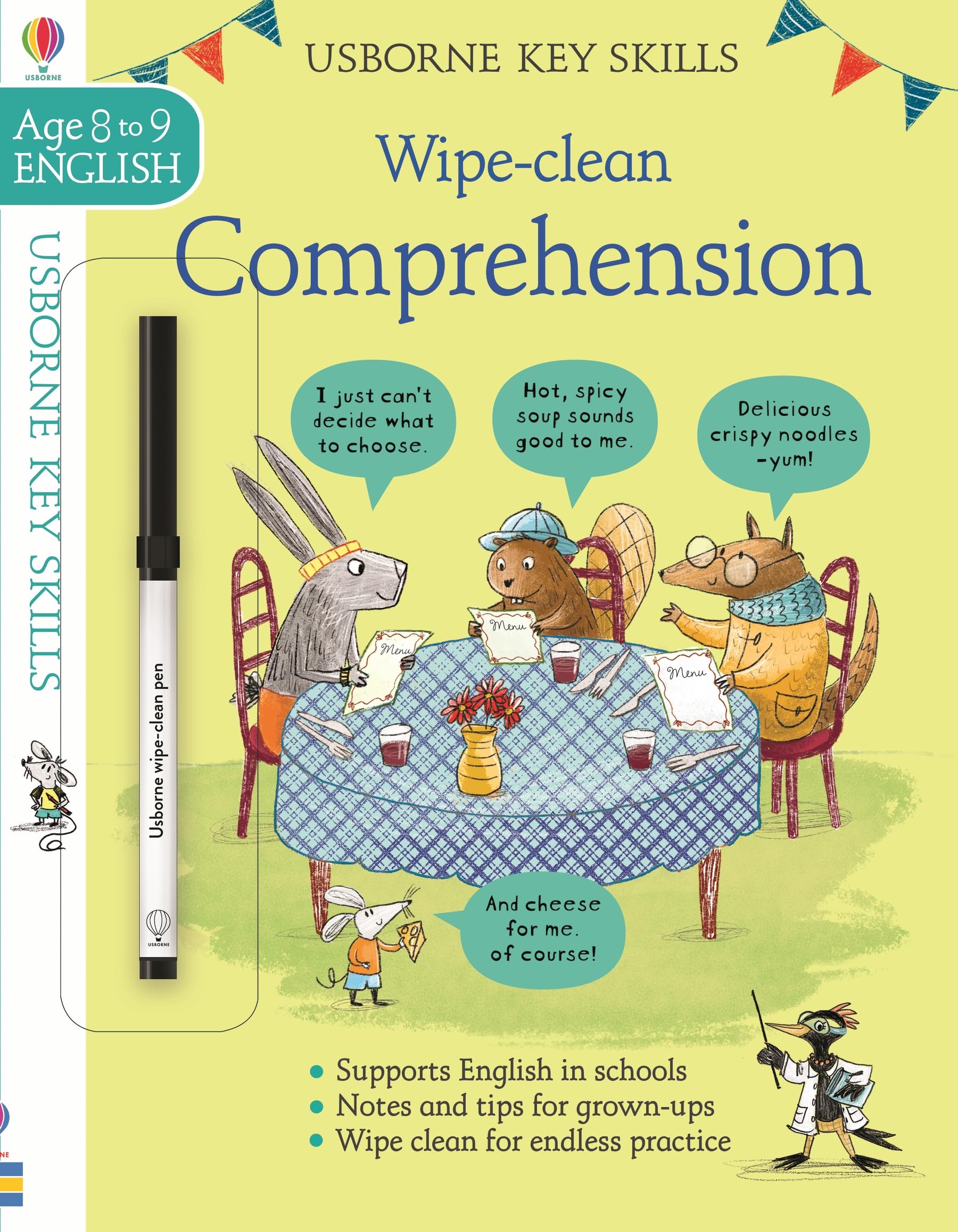 Wipe-Clean Comprehension 8-9 (Wipe-Clean Key Skills): 1 book