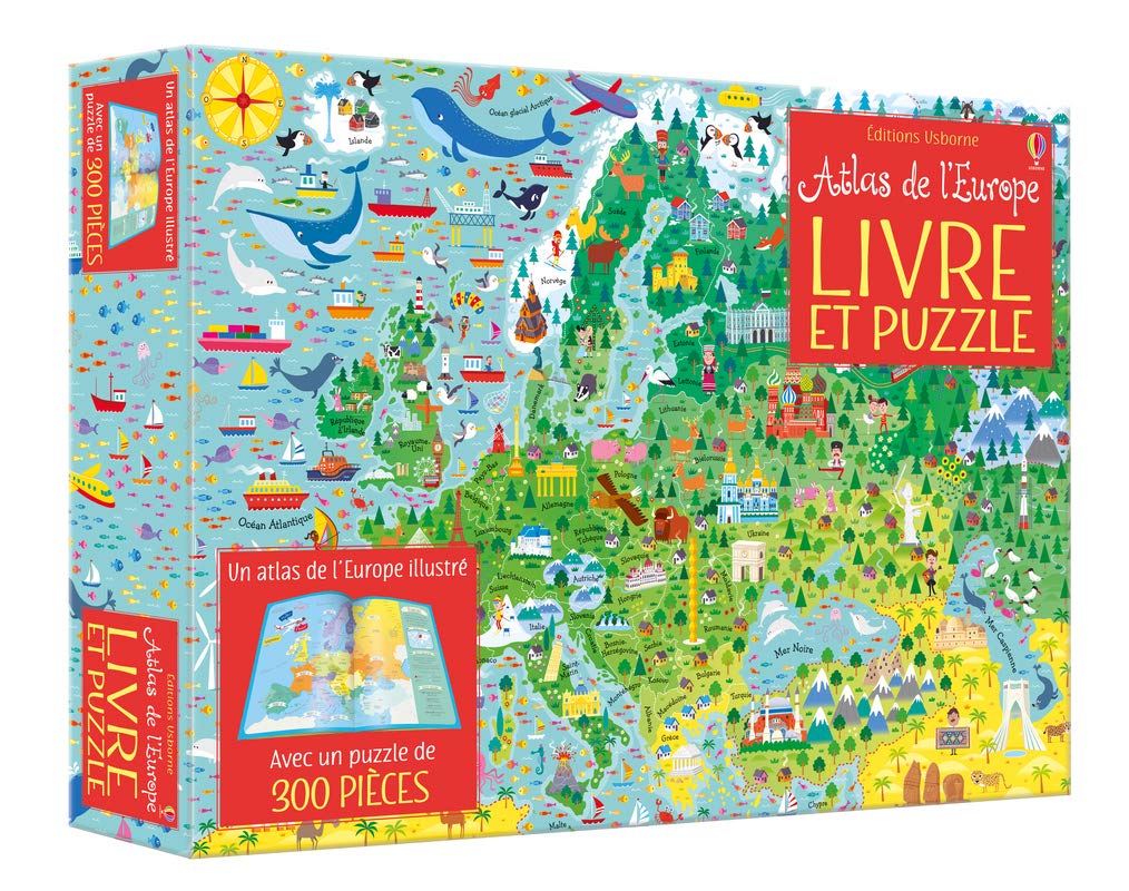 Coffret Atlas de l'Europe (Livre et puzzle) book