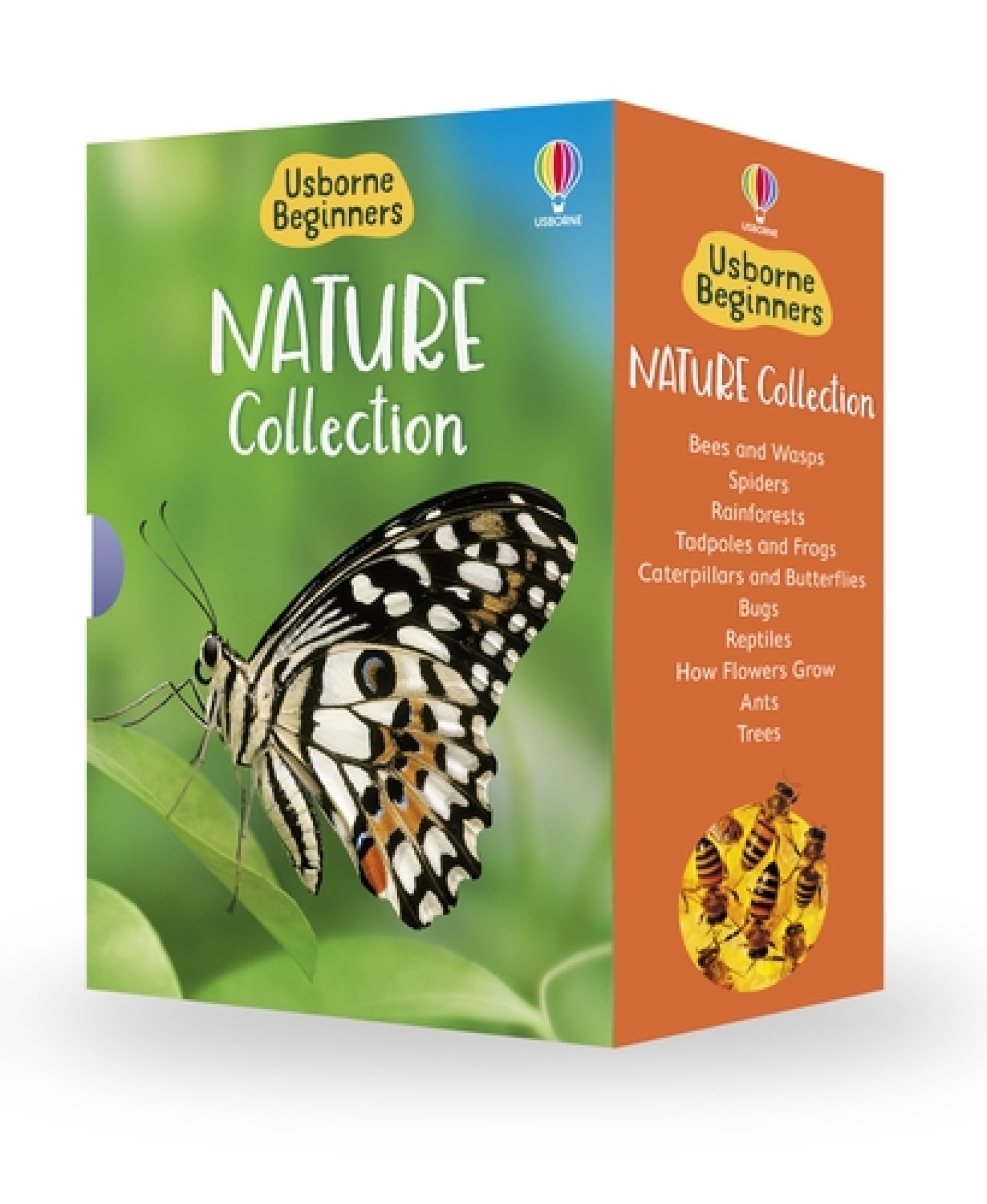 Usborne Beginners Nature 10 Books Box Set Collection (Reptiles, Rainforests, Trees, How Flowers Grow, Spiders, Bugs, Ants & MORE!) Non-fiction