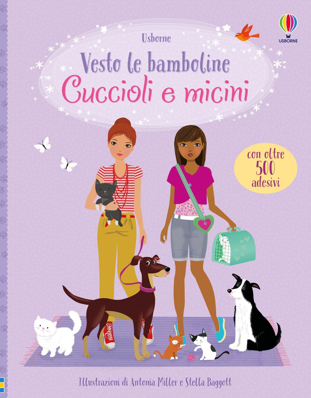 Cuccioli e micini. Con adesivi. Ediz. a colori book