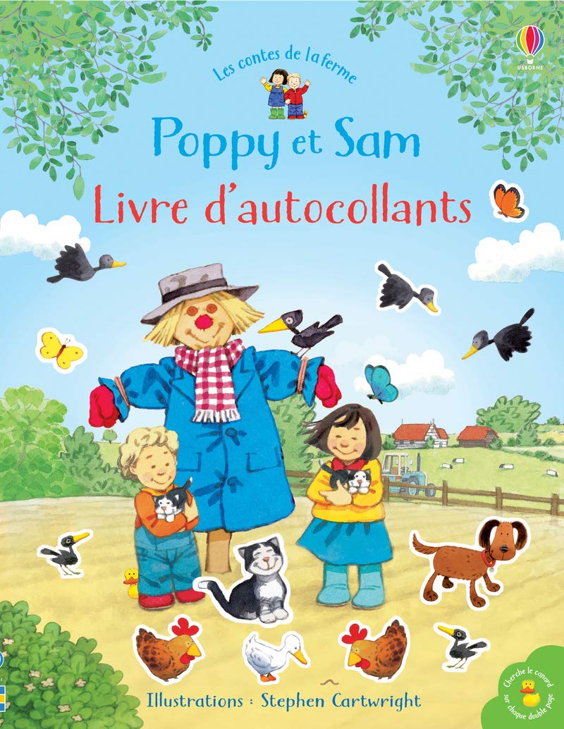 Poppy et Sam - Livre d'autocollants book